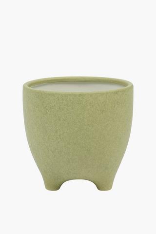 Speckle Footed Planter, 16x17cm