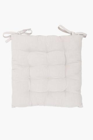 Plain Cotton Chairpad, 40x40cm