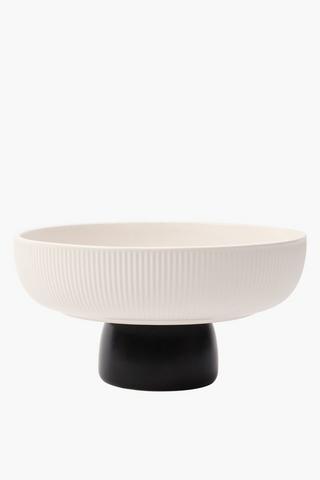 Ceramic Monochrome Fruit Bowl