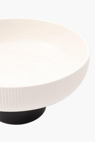 Ceramic Monochrome Fruit Bowl