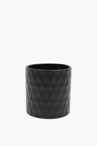 Raindrop Cement Planter, 19x19cm