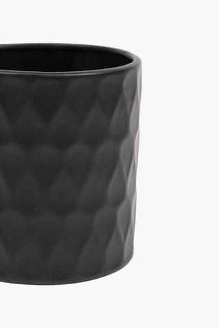 Raindrop Cement Planter, 19x19cm