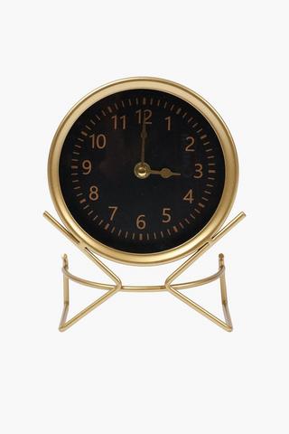 Amil Metallic Clock, 17x21cm
