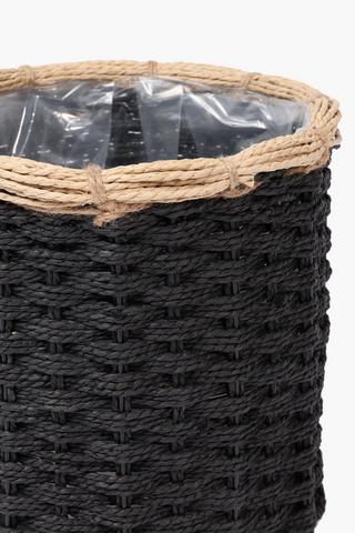 Crocket Woven Planter, 30x30cm