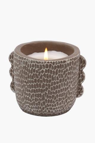 Textured Ceramic Candle, 250g