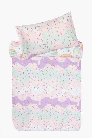 Soft Touch Luna Donuts Reversible Duvet Cover Set