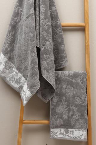 Cotton Jacquard Sovana Botanic Bath Sheet, 85x150cm