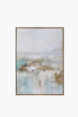 Framed Moonlit Abtract, 70x100cm