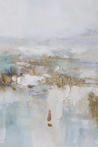 Framed Moonlit Abtract, 70x100cm