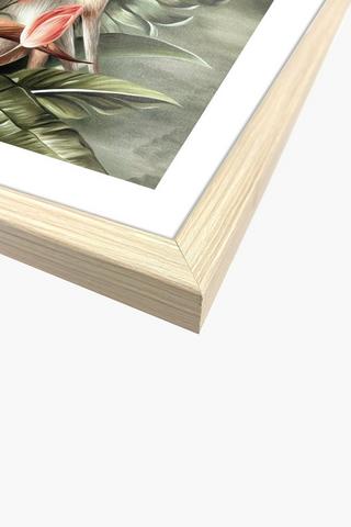 2 Piece Framed Jungle Wildlife, 40x80cm