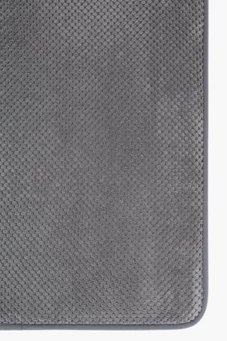 2 Piece Waffle Memory Foam Bath Mat Set