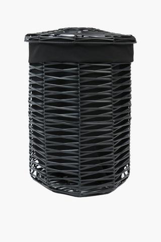 Anaya Woven Laundry Basket With Lid, W47xh70cm