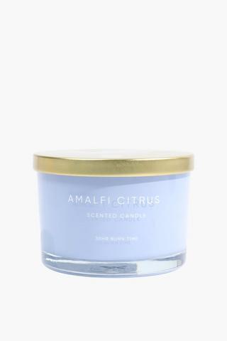 Amalfi Citrus Glass Candle, 8x12cm