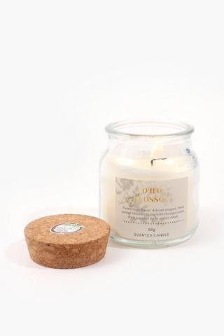 Cotton Blossom Glass Candle, 80g