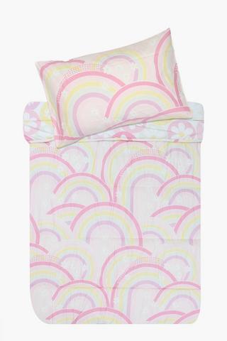 Soft Touch Sophie Rainbow Reversible Comforter Set