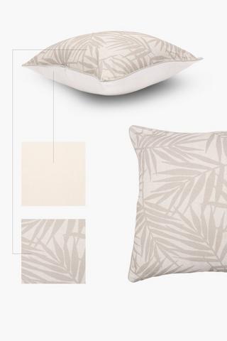 Printed Thompson Leaf Scatter Cushion Cover, 60x60cm