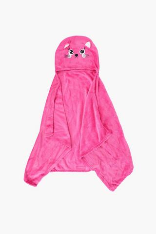Hooded Kitty Blanket