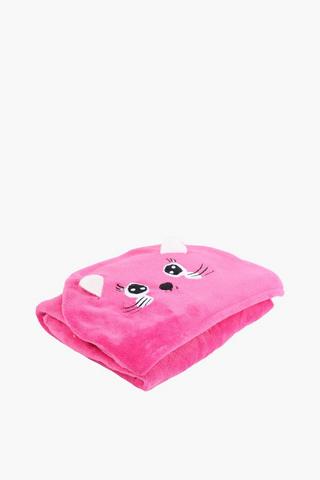 Hooded Kitty Blanket