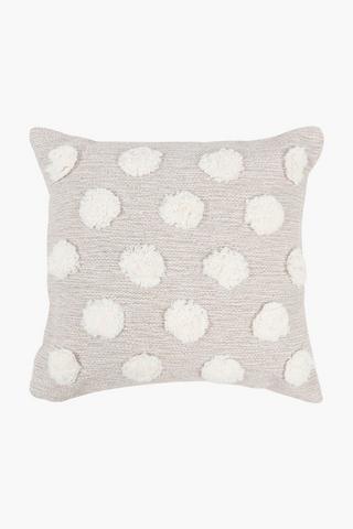 Textured Dotted Scatter Cushion, 50x50cm