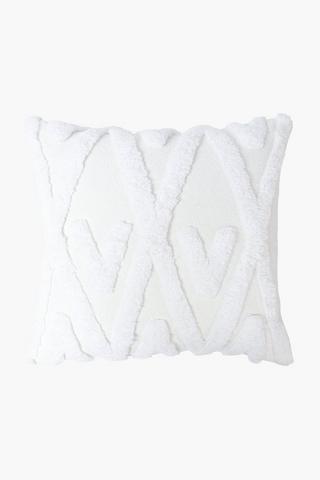 Sarra Textured Geometric Scatter Cushion,50x50cm