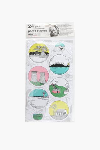 Colab Phiwokuhle Hlongwane 24 Pack Stickers