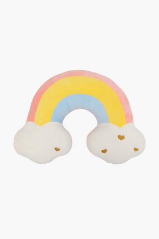 Shaped Rainbow Cushion