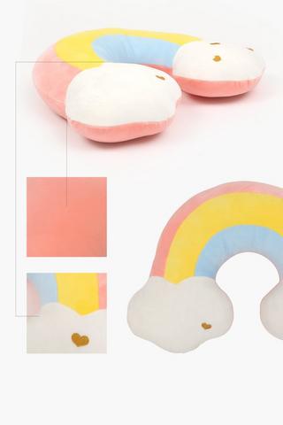 Shaped Rainbow Cushion