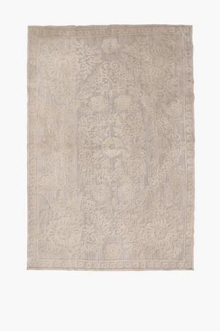 Jacquard Aster Baroque Knit Rug, 120x180cm
