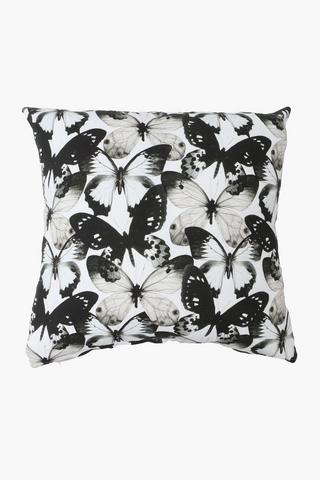 Printed Dawson Butterfly Scatter Cushion Cover, 50x50cm