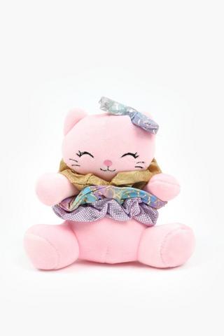 Plush Kitty Headband Set