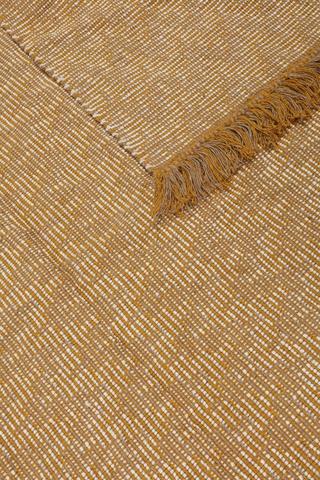 Polycotton Chenille Jute Chevron Rug, 160x230cm