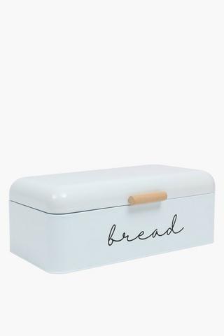 Galvanised Script Bread Bin