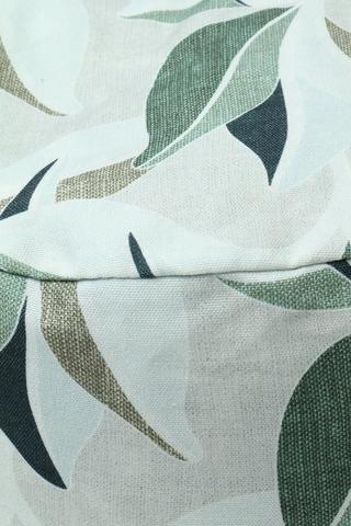 Printed Brampton Leaf Pouffe , 30x50cm
