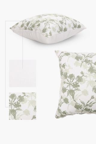 2 Pack Arctic Floral Scatter Cushion Covers, 45x45cm