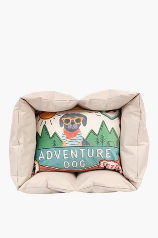 Waterproof Adventure Dog Pet Bed Large, 60x80cm