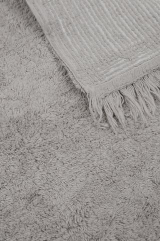 Cotton Tufted Fringe Bath Mat, 50x80cm