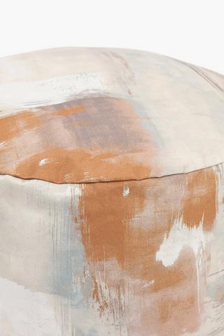 Milton Brush Abstract Pouffe Cover Only, 30x50cm