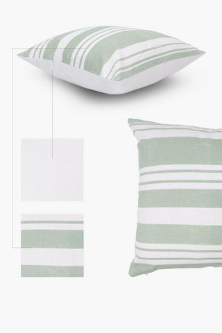 St Johns Stripe Scatter Cover, 60x60cm