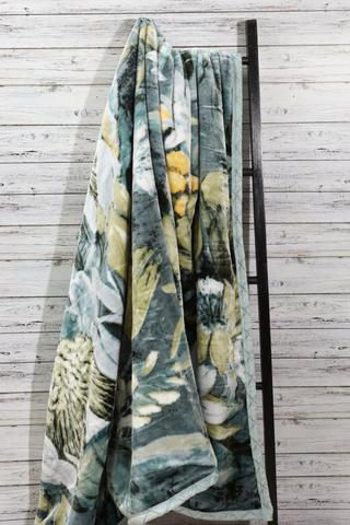 Mink Miramichi Botanical Blanket, 200x220cm