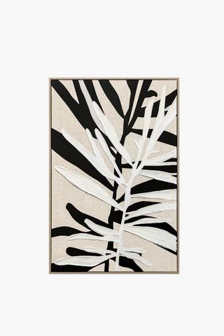 Framed Shadow Palms, 60x90cm