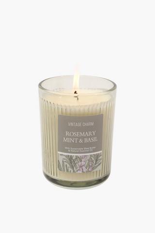 Rosemary Mint And Basil Candle Set