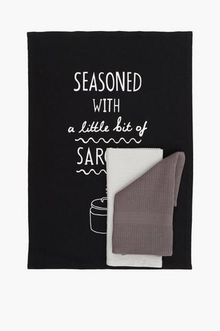 3 Pack 100% Cotton Tea Towels