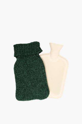 Chenille Woven Hot Water Bottle