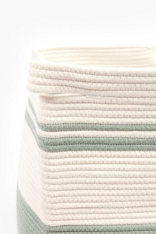 Cotton Rope Laundry Basket