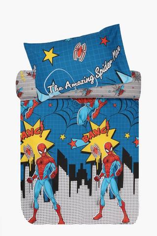 Polycotton Character Spiderman Duvet Cover Set
