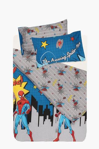 Polycotton Character Spiderman Duvet Cover Set