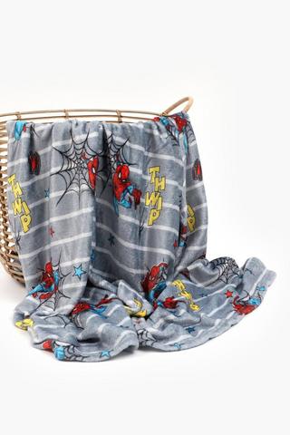 Super Plush Character Spiderman Blanket, 125x150cm