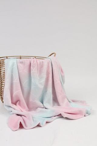 Flannel Mermaid Metallic Blanket, 150x180cm