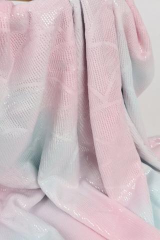 Flannel Mermaid Metallic Blanket, 150x180cm