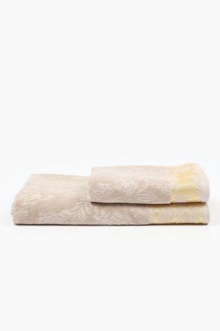 Cotton Jacquard Sovana Botanic Hand Towel, 50x90cm